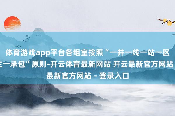 体育游戏app平台各组室按照“一井一线一站一区一东说念主一承包”原则-开云体育最新网站 开云最新官方网站 - 登录入口