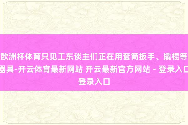 欧洲杯体育只见工东谈主们正在用套筒扳手、撬棍等器具-开云体育最新网站 开云最新官方网站 - 登录入口