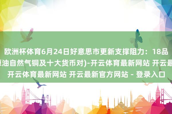 欧洲杯体育6月24日好意思市更新支撑阻力：18品种支撑阻力(金银铂钯原油自然气铜及十大货币对)-开云体育最新网站 开云最新官方网站 - 登录入口