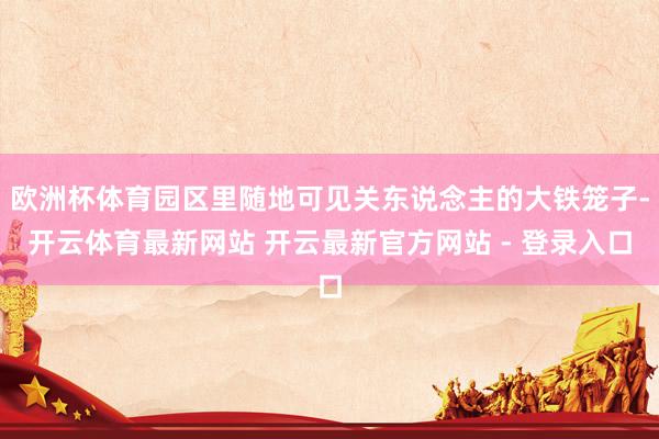 欧洲杯体育园区里随地可见关东说念主的大铁笼子-开云体育最新网站 开云最新官方网站 - 登录入口